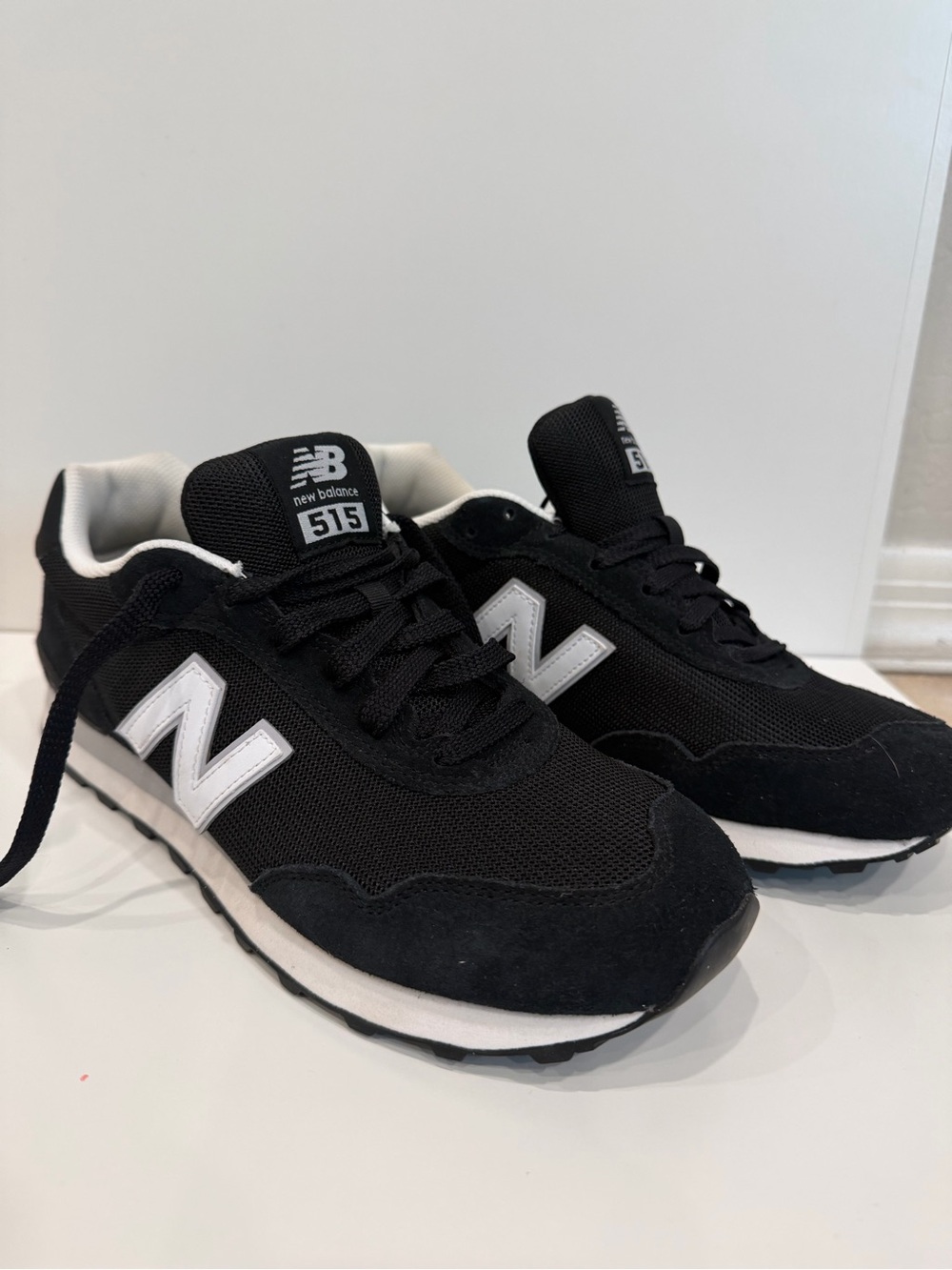 New Balance Women's Black and White 515 Athletic Sneakers